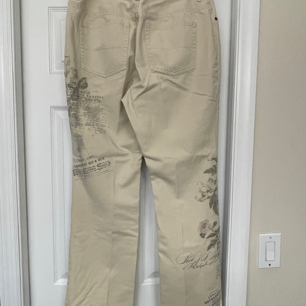 Lauren Garden Print denim jeans